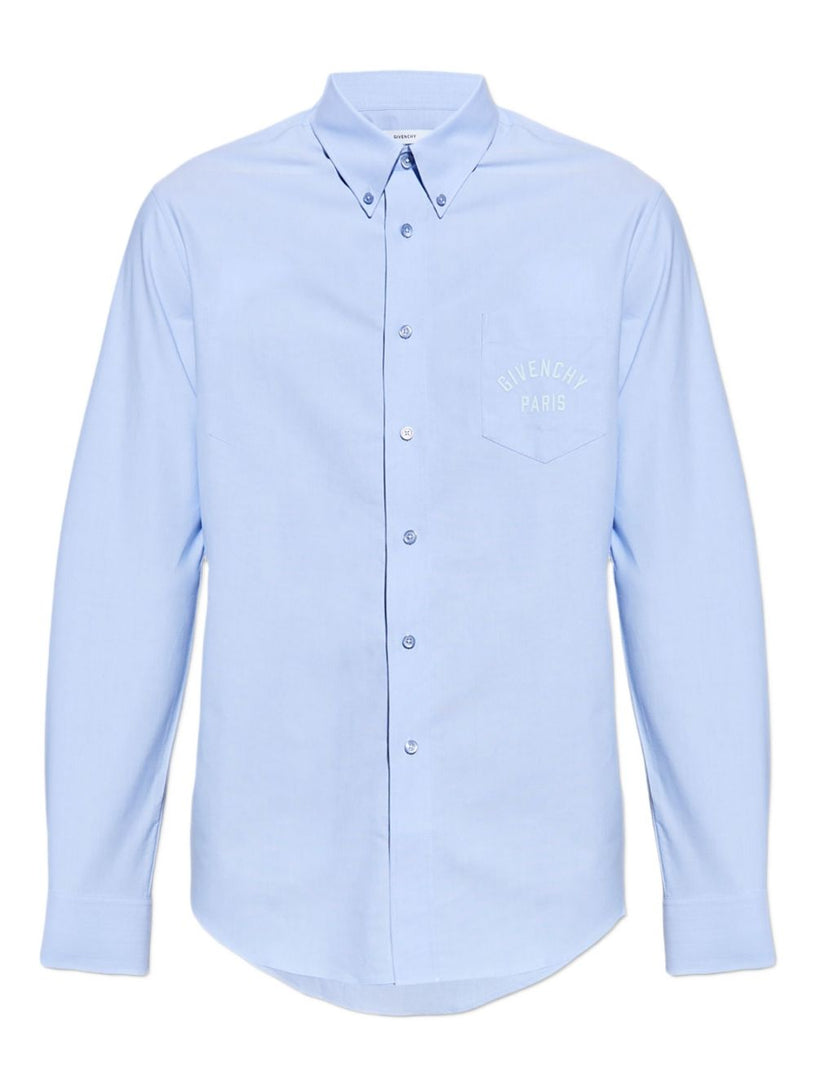 Givenchy embroidered pocket shirt