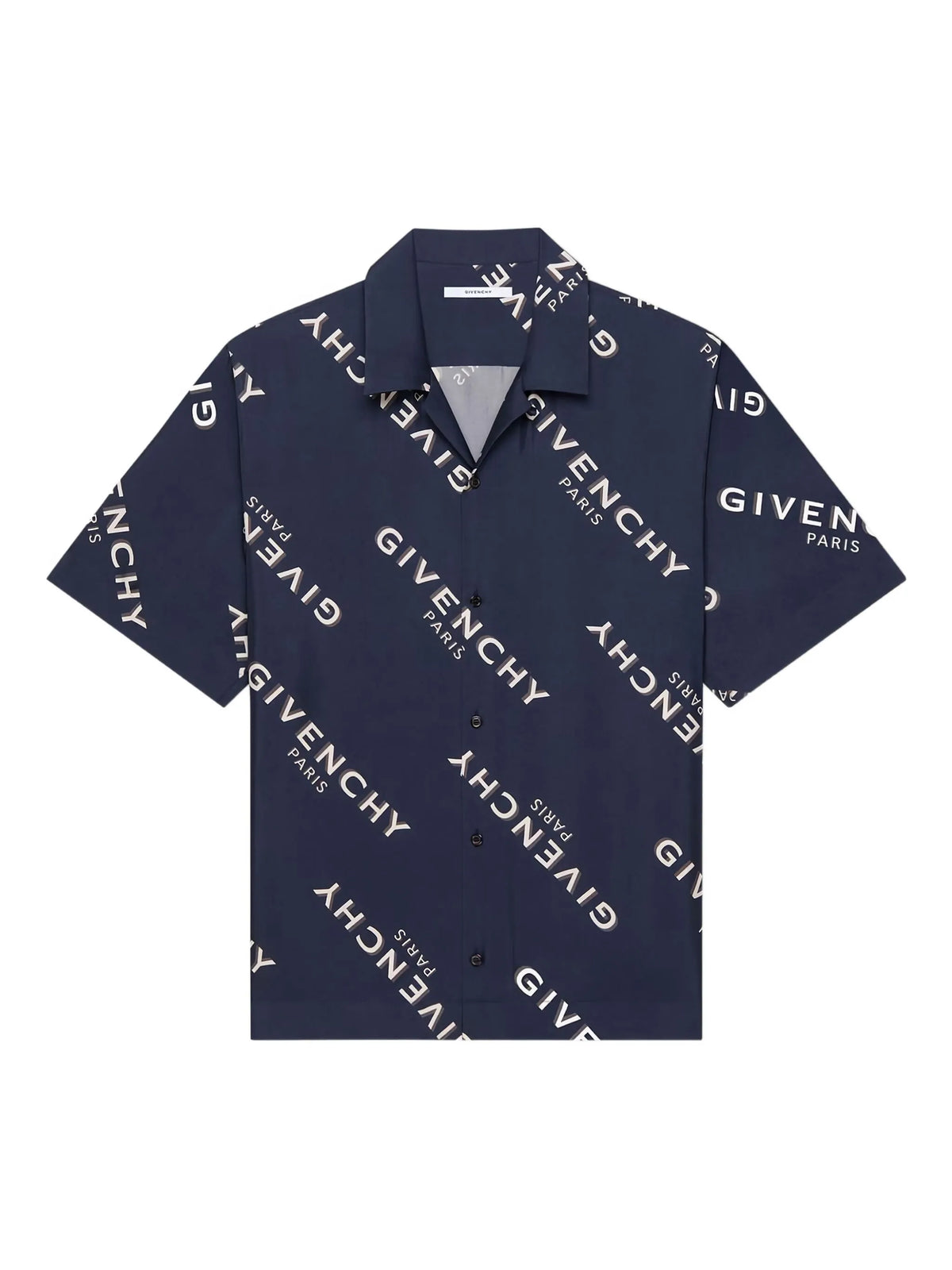 Silk shirt with Givenchy Shadow print