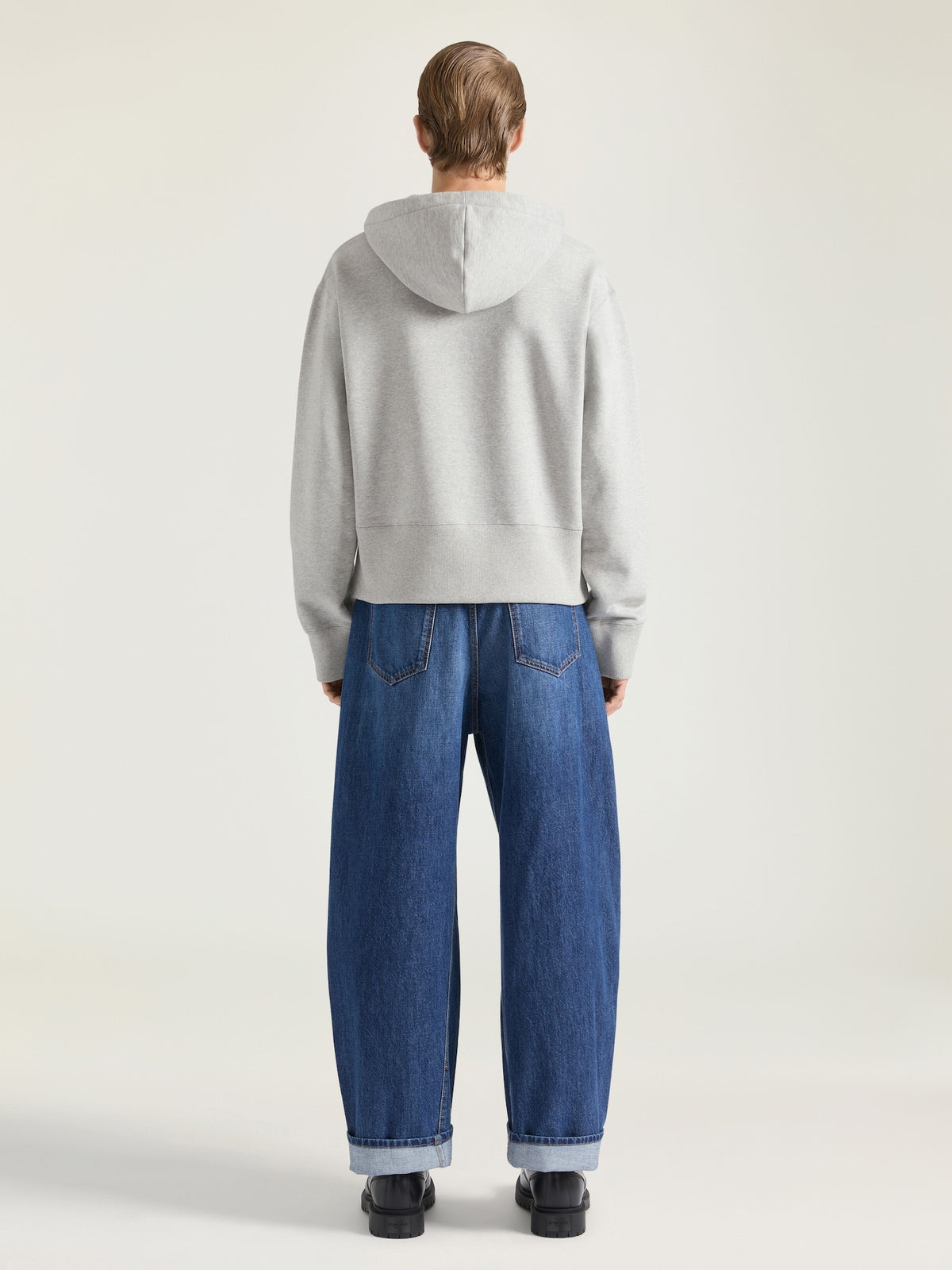 Hoodie in fleece with GIVENCHY patch