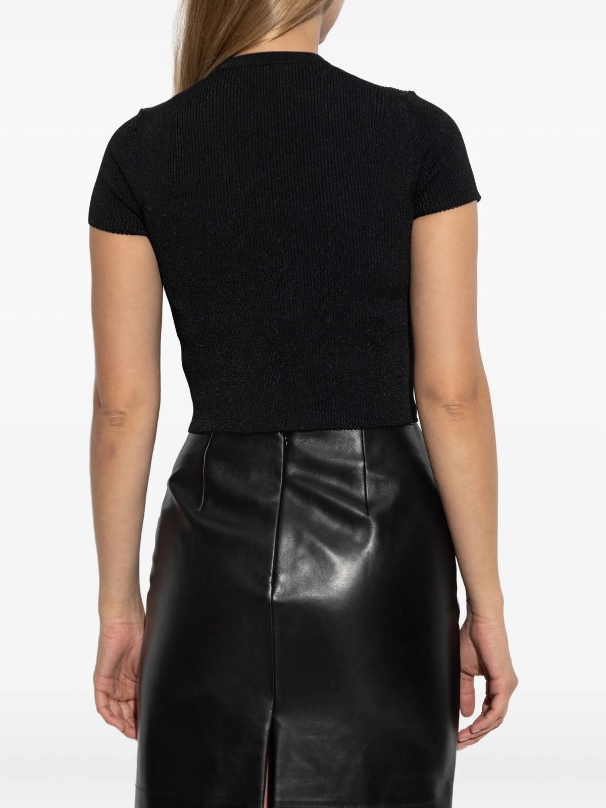 Thin ribbed crop top