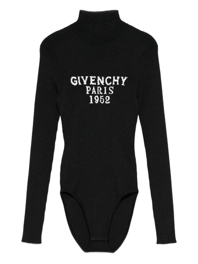 Body in fine rib with Givenchy signature