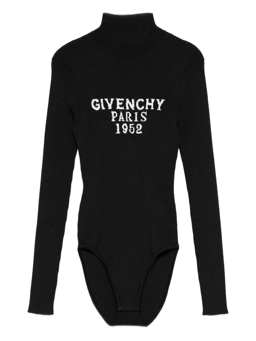 Body in fine rib with Givenchy signature
