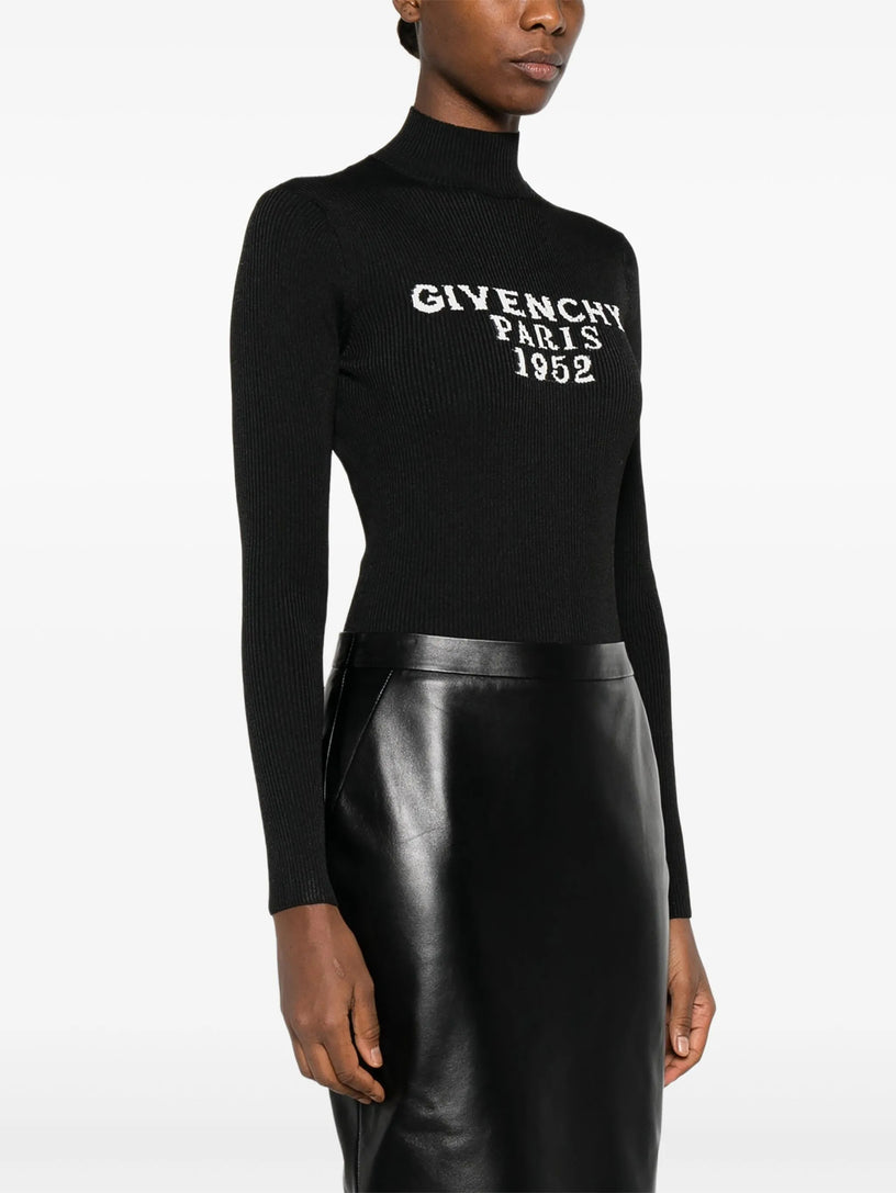 Body in fine rib with Givenchy signature