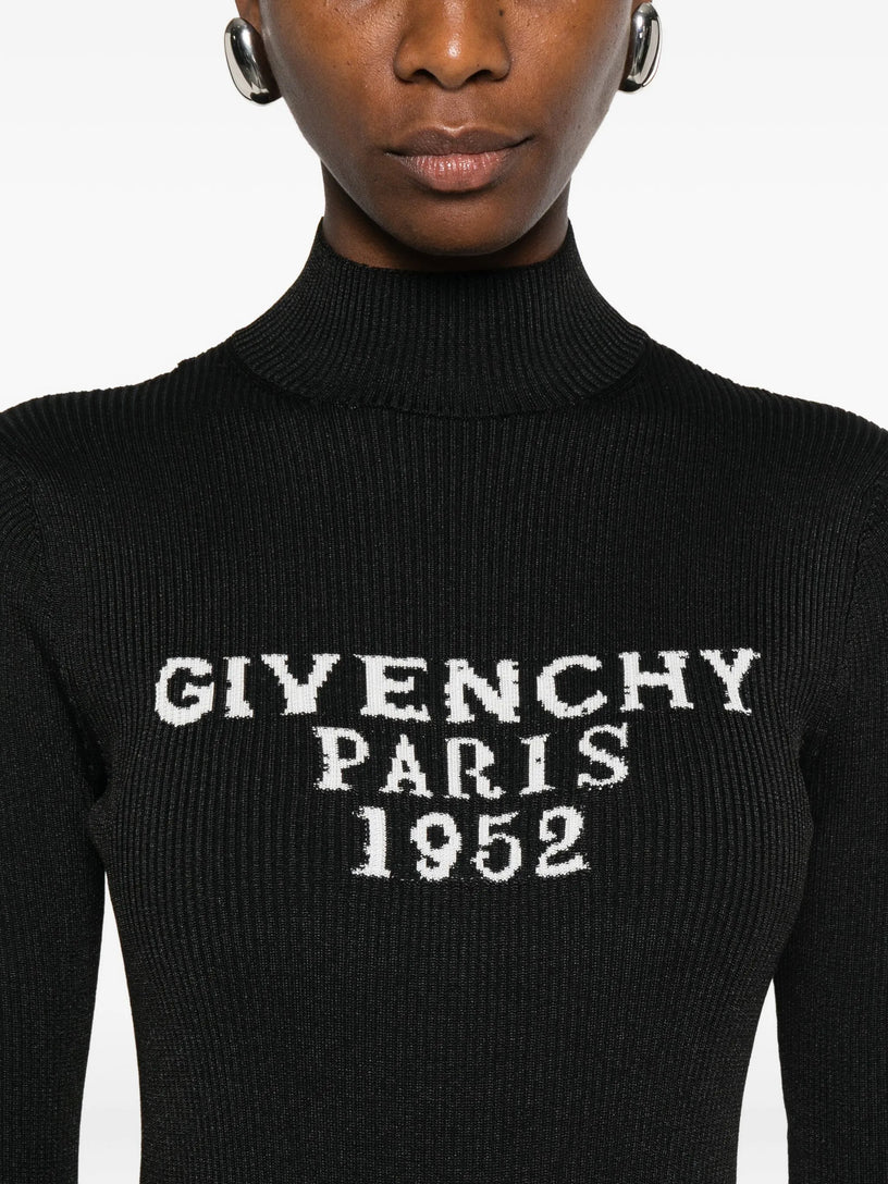 Body in fine rib with Givenchy signature
