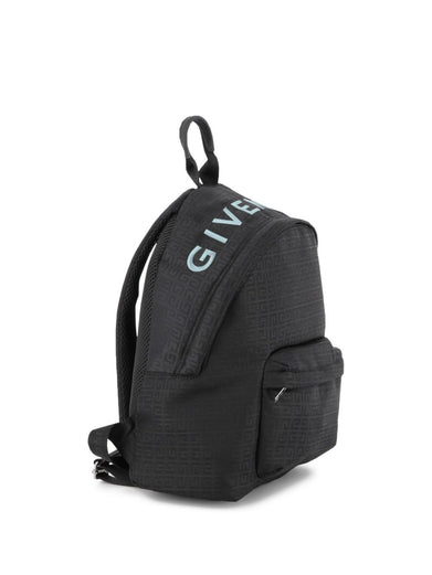 Logo-embroidered backpack
