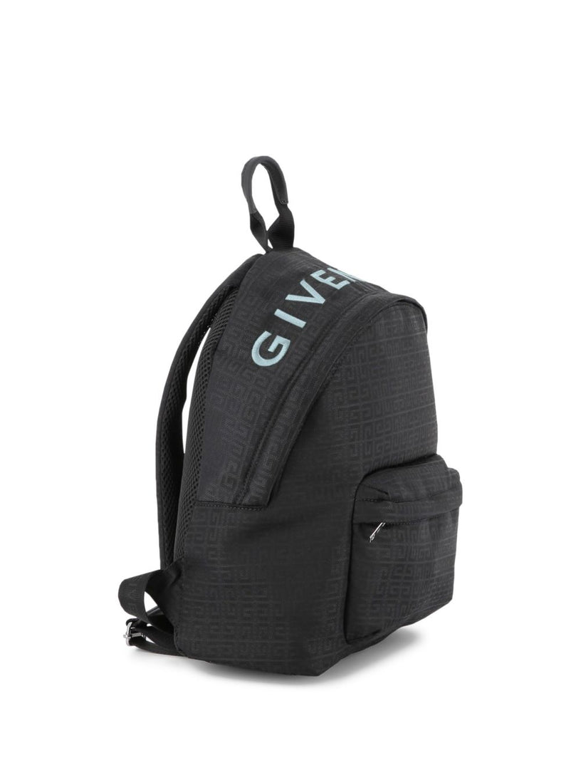 Logo-embroidered backpack