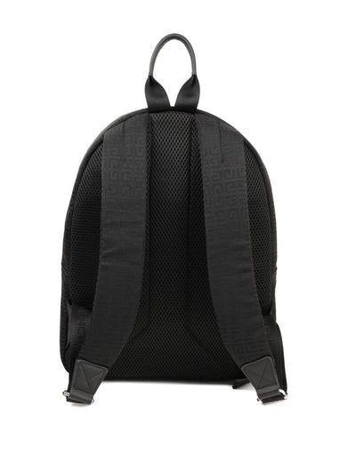 Logo-embroidered backpack
