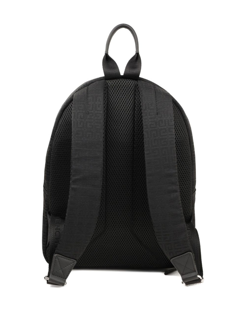 Logo-embroidered backpack