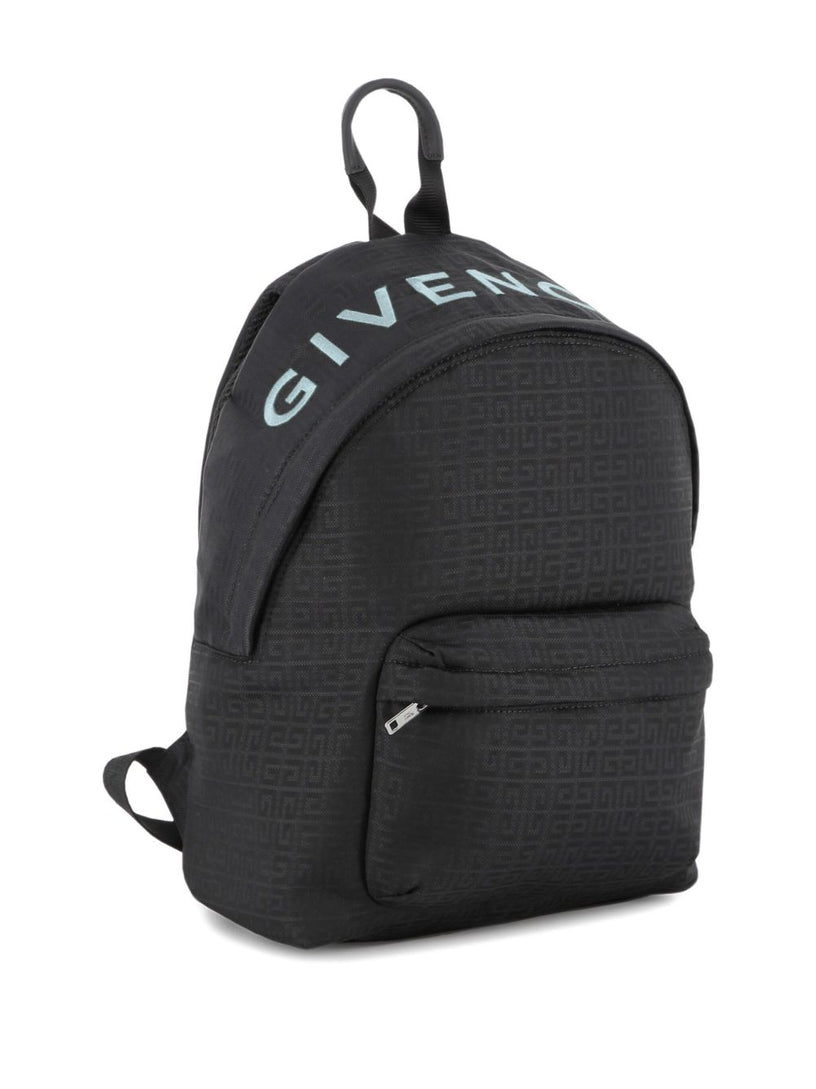 Logo-embroidered backpack