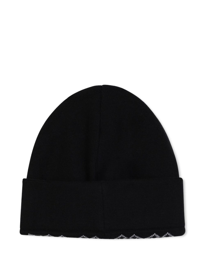 Logo-embroidered beanie