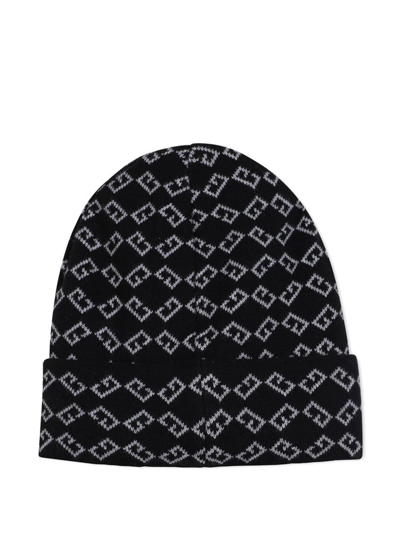 Logo-embroidered beanie