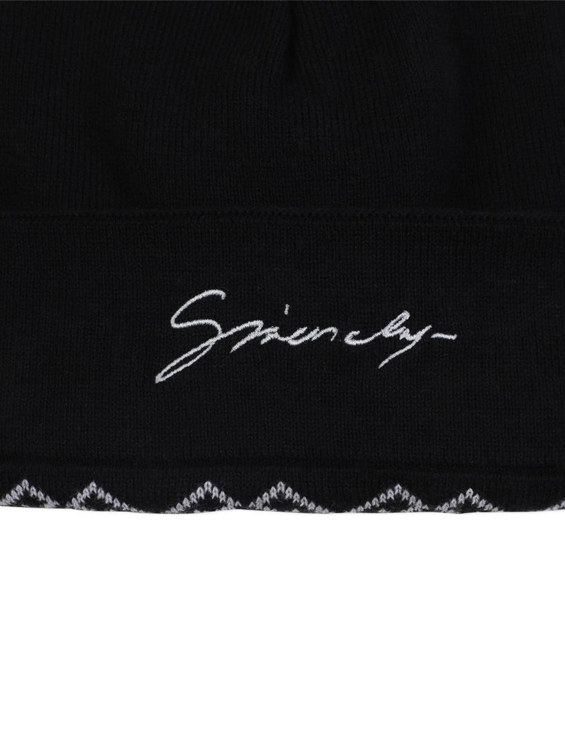 Logo-embroidered beanie