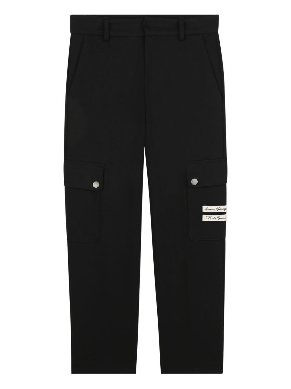 Logo-appliqué cargo trousers