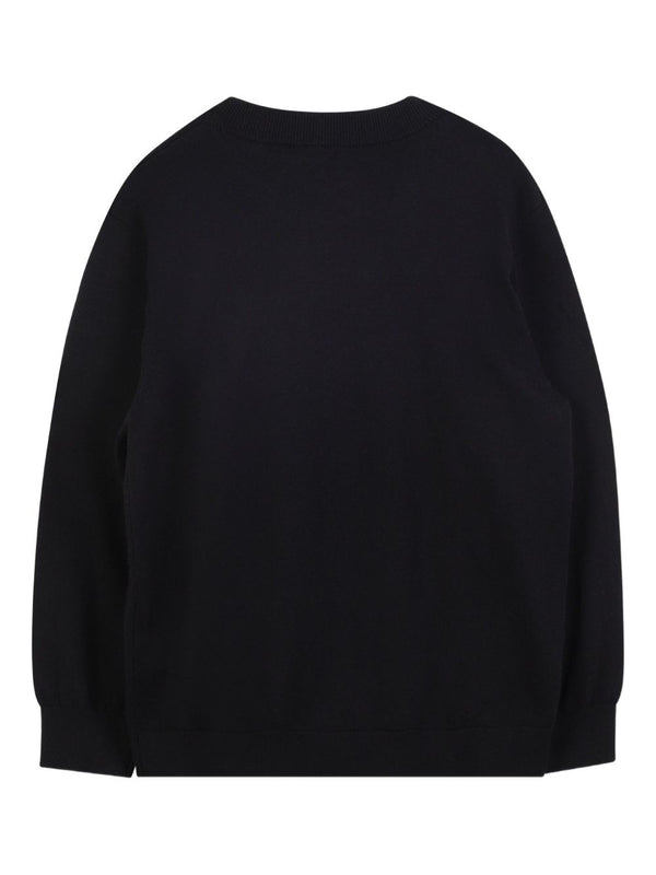 Logo-patch sweater