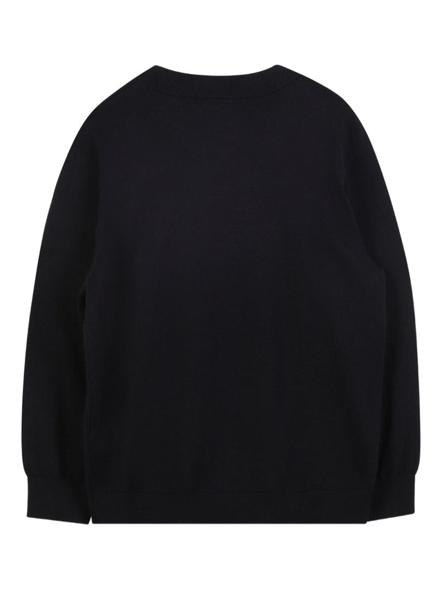 Logo-patch sweater