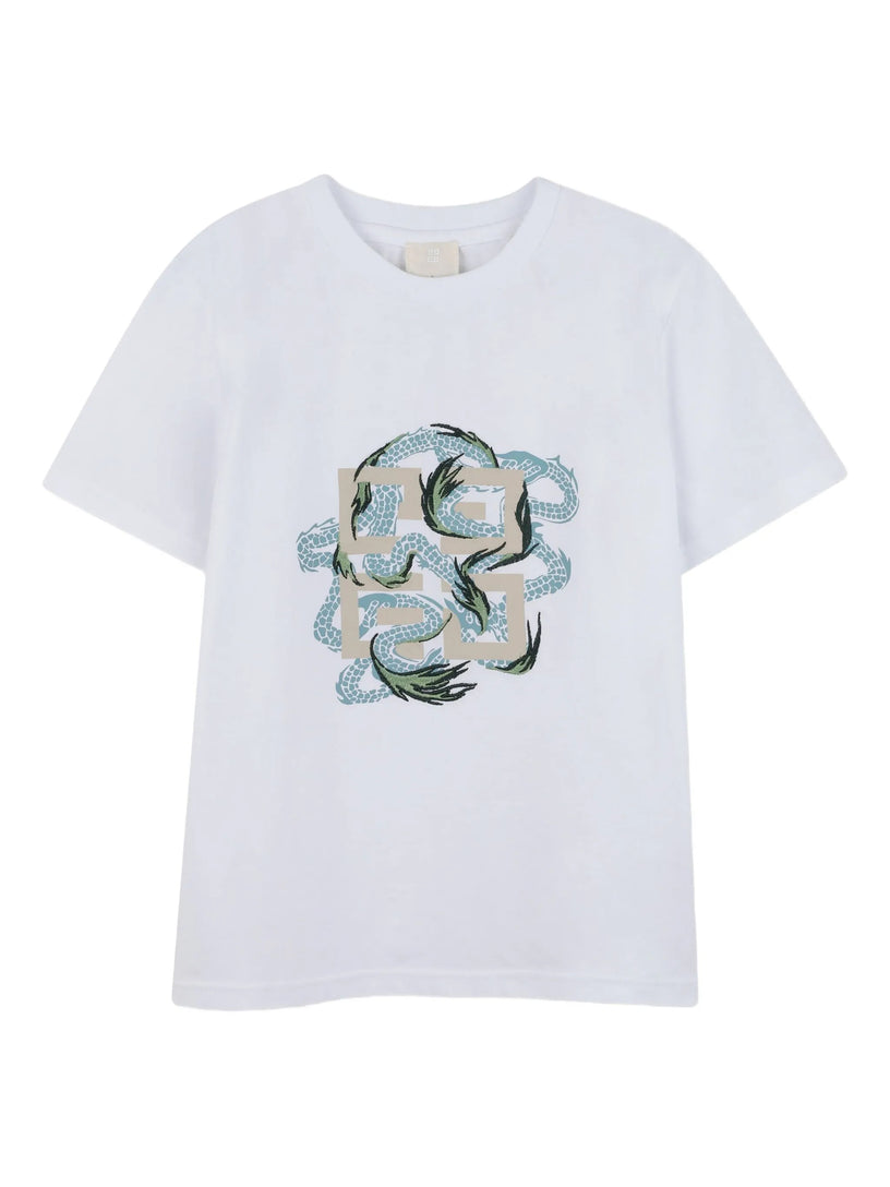 Dragon-print T-shirt