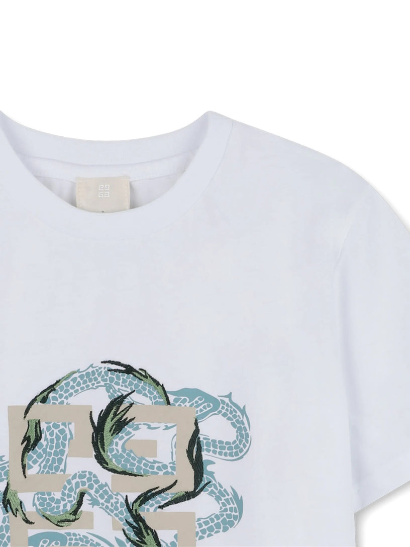 Dragon-print T-shirt