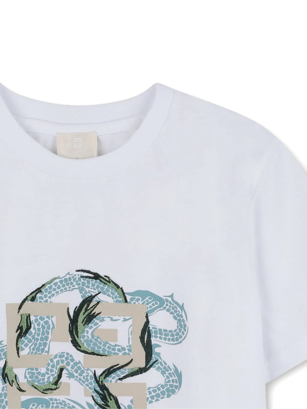 Dragon-print T-shirt