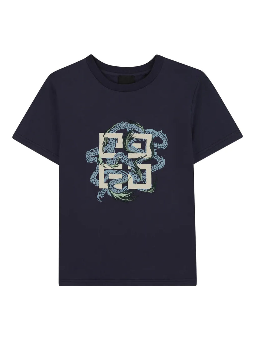 Dragon-print T-shirt