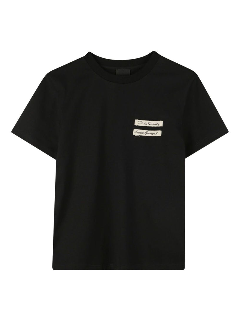 Label-applique T-shirt