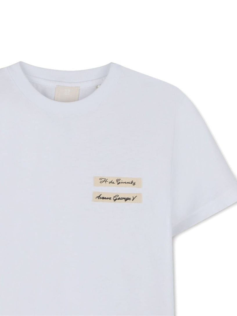 Label-applique T-shirt