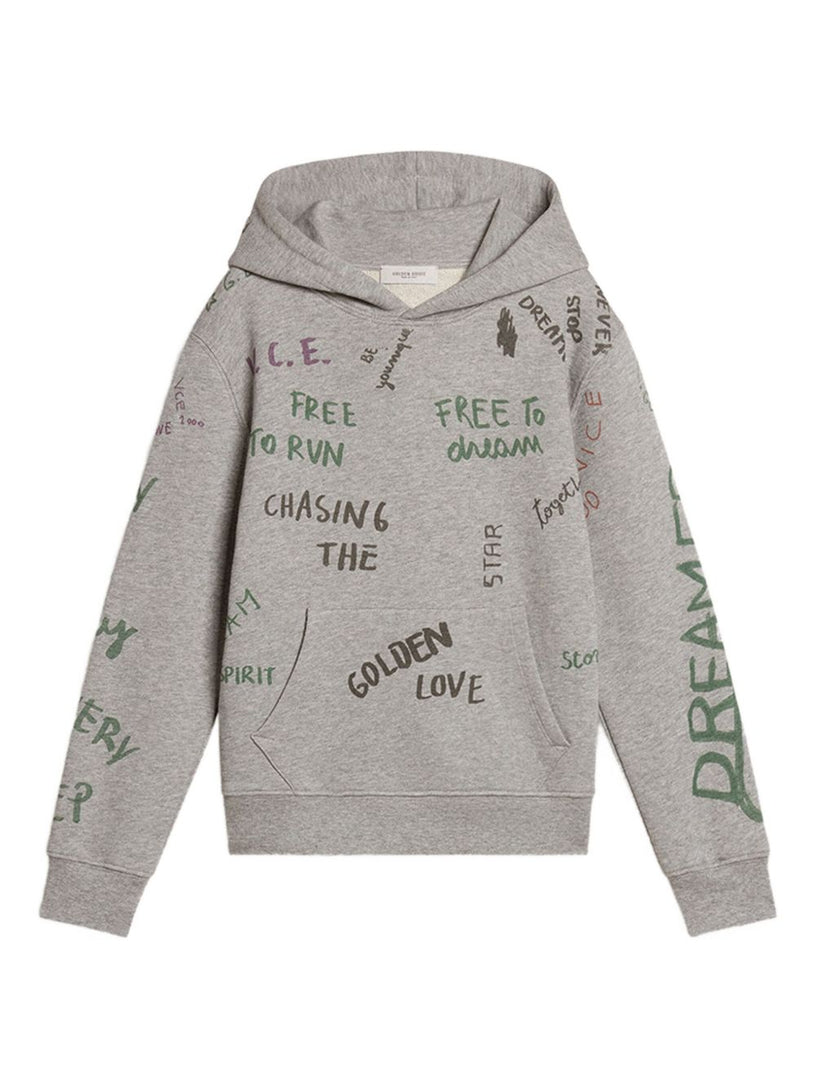Graphic-print hoodie
