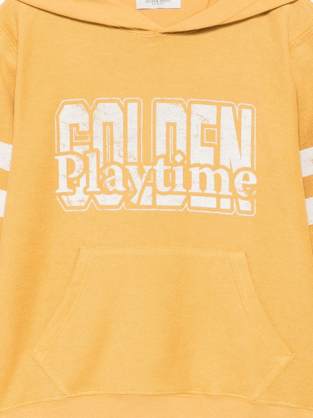 Sweatshirt with hood and print
