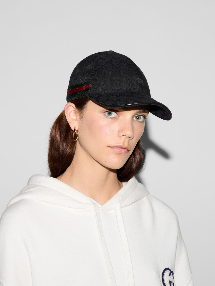 Original GG canvas baseball hat with Web