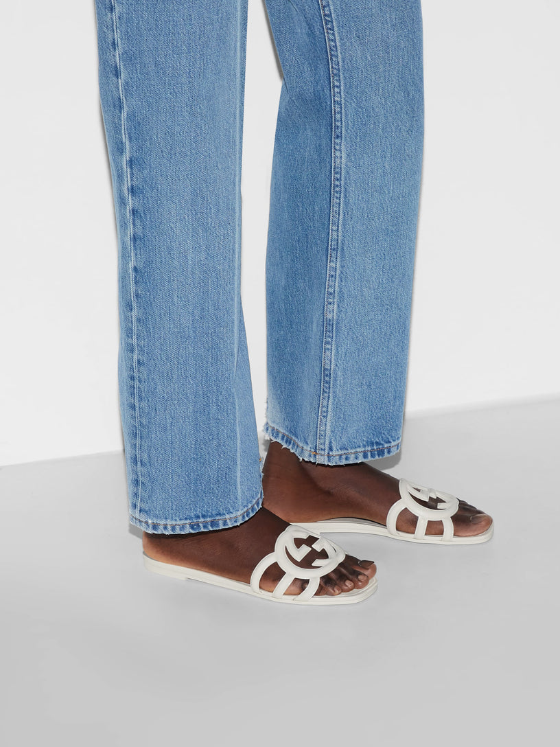 Interlocking G slide sandal