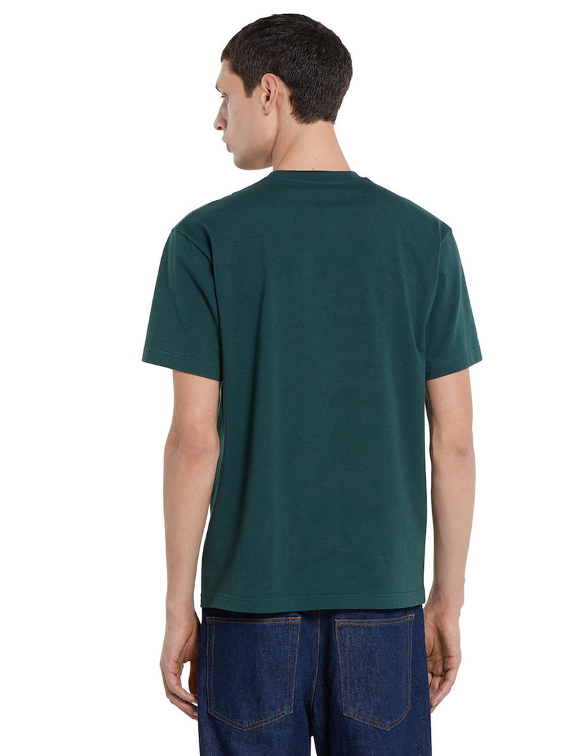 Cotton jersey T-shirt with embroidery