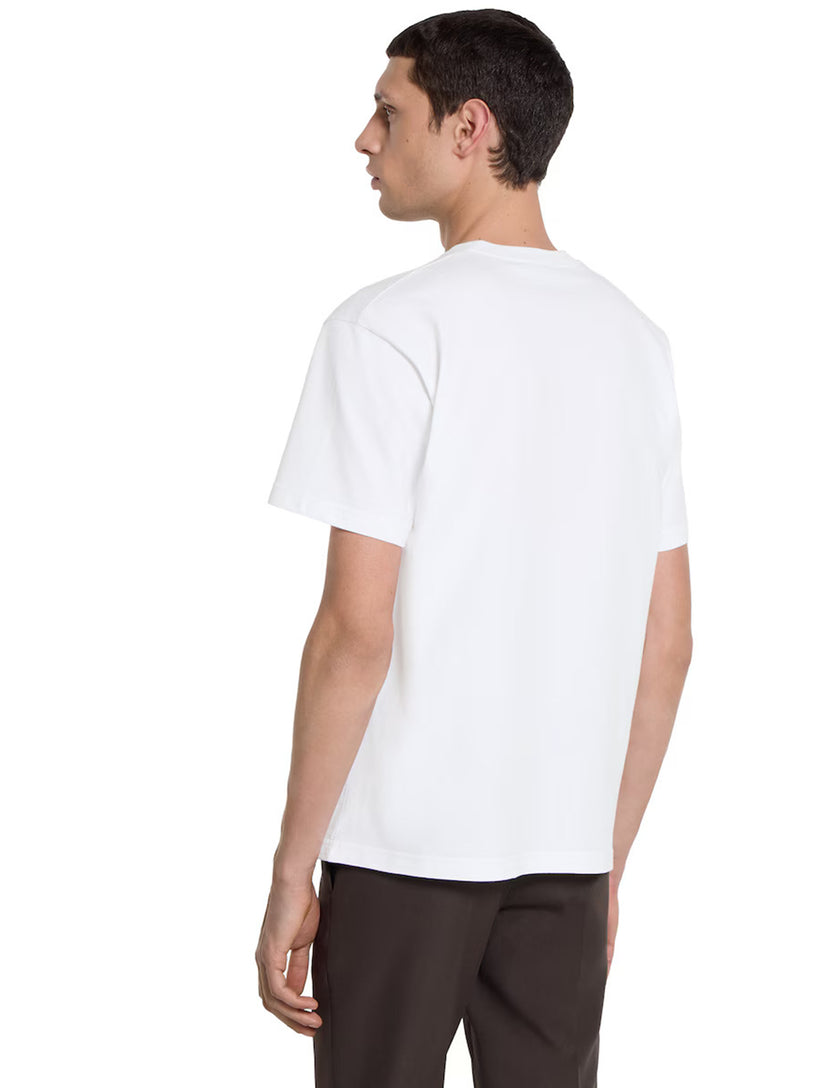 Cotton jersey T-shirt with embroidery