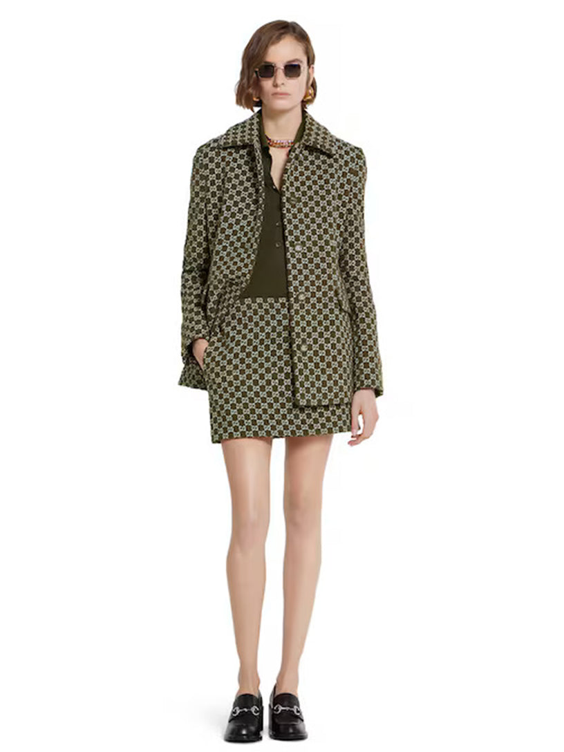 Cashmere and silk polo with Web