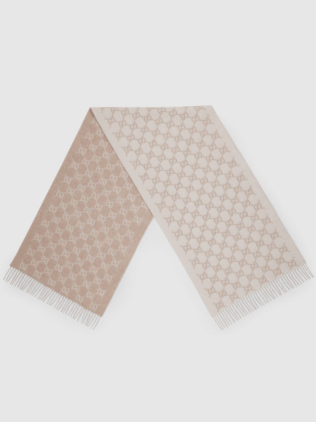 GG cashmere scarf