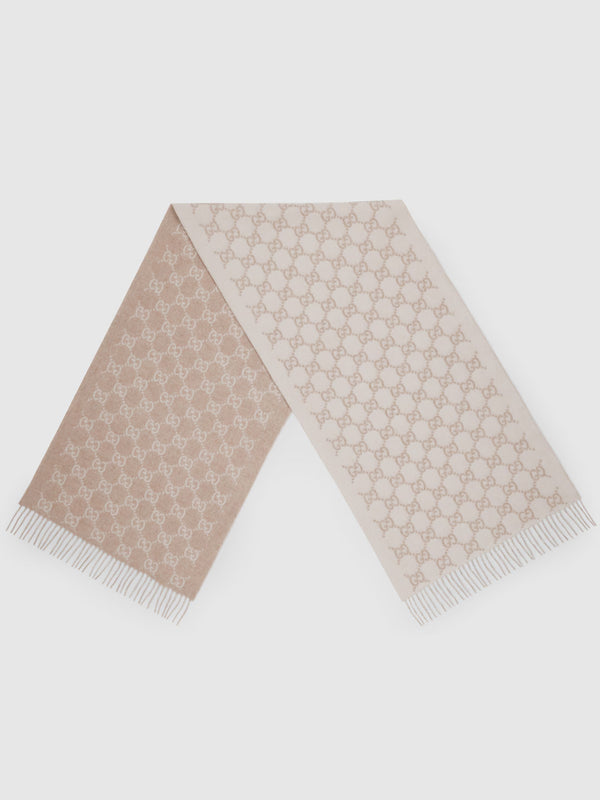 GG cashmere scarf