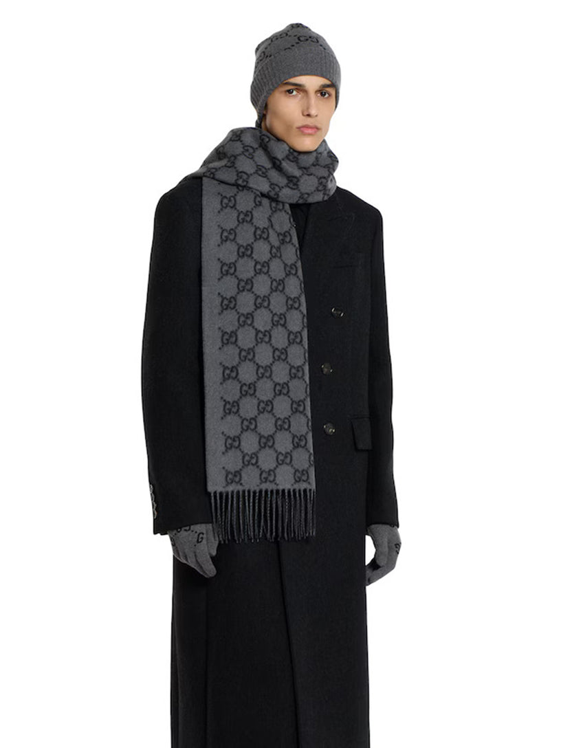 GG cashmere scarf