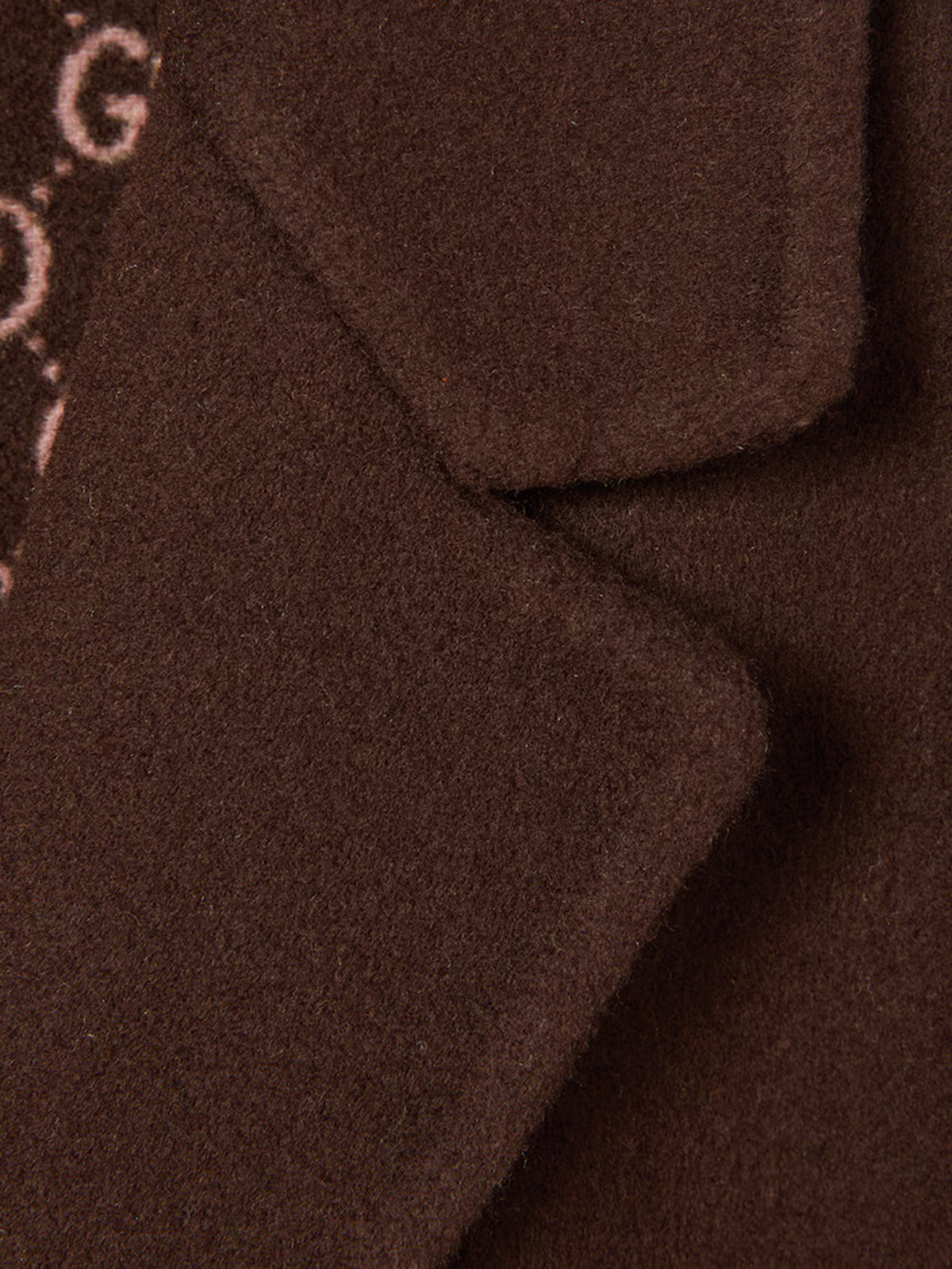 Reversible wool and silk coat