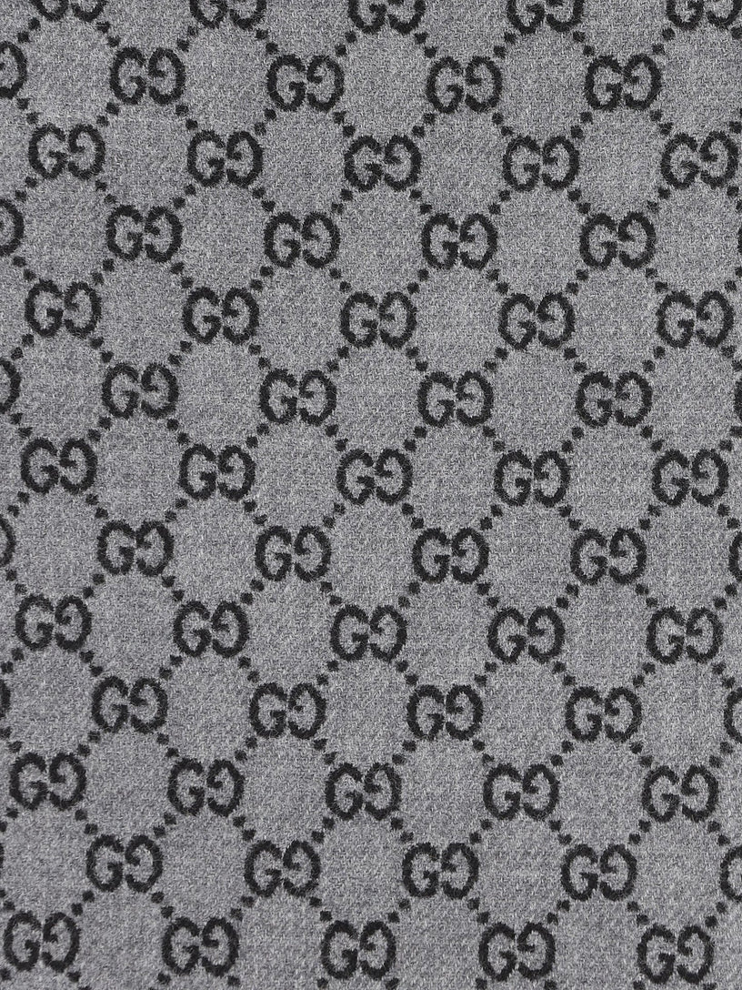 GG wool jacquard scarf