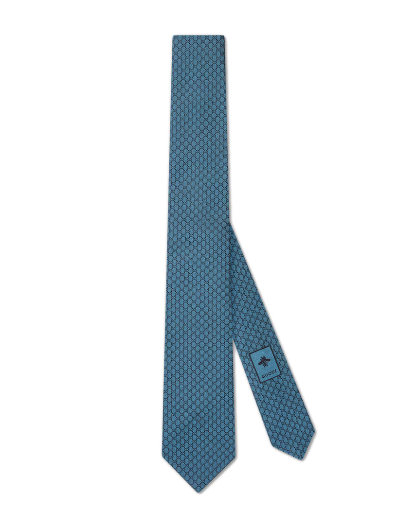 GG silk jacquard tie