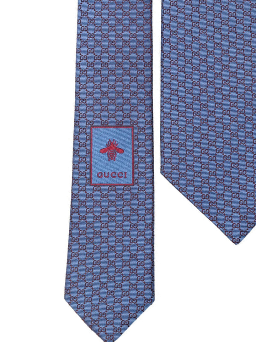 GG silk jacquard tie