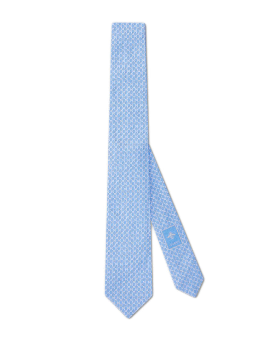 GG silk jacquard tie