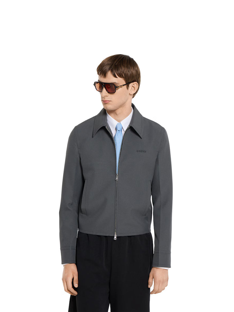 GG silk jacquard tie