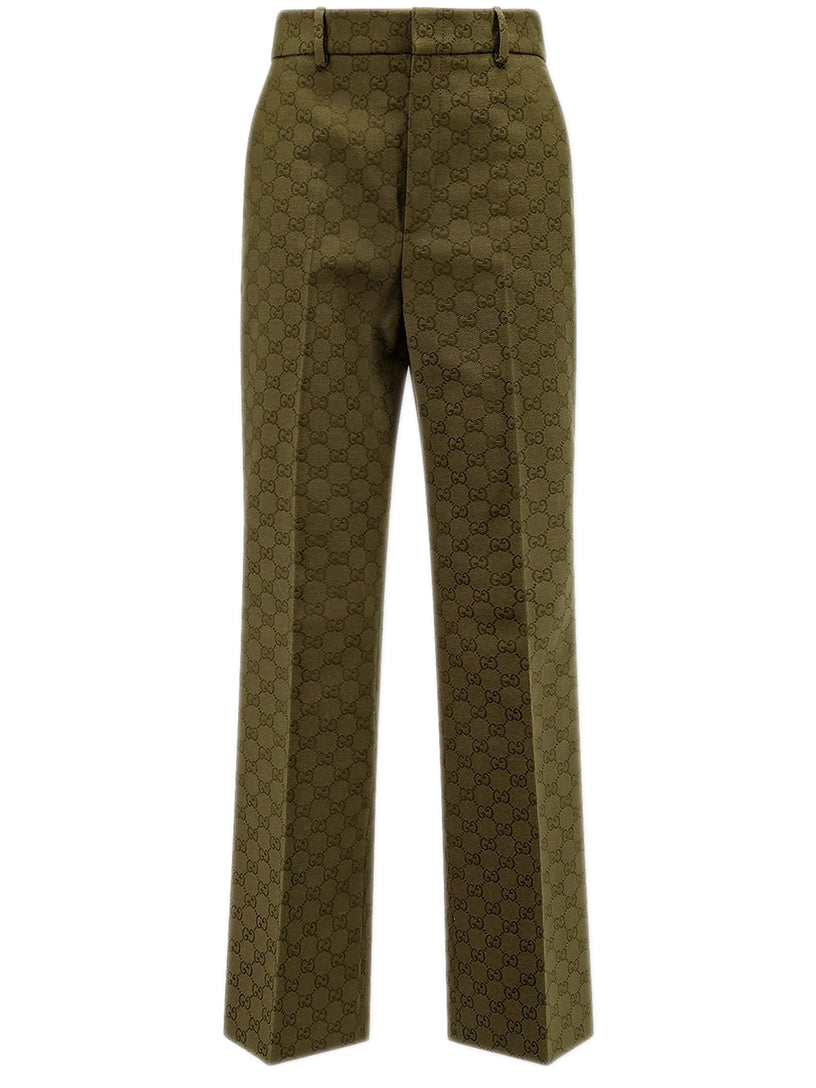 GG jacquard trousers