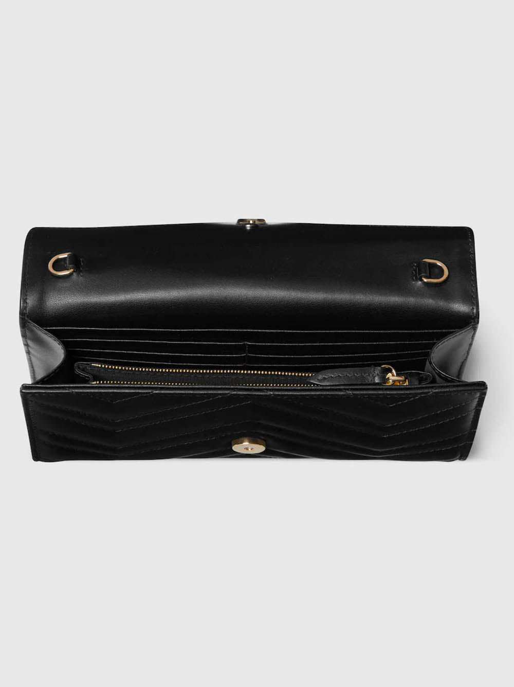 GG Marmont wallet on chain