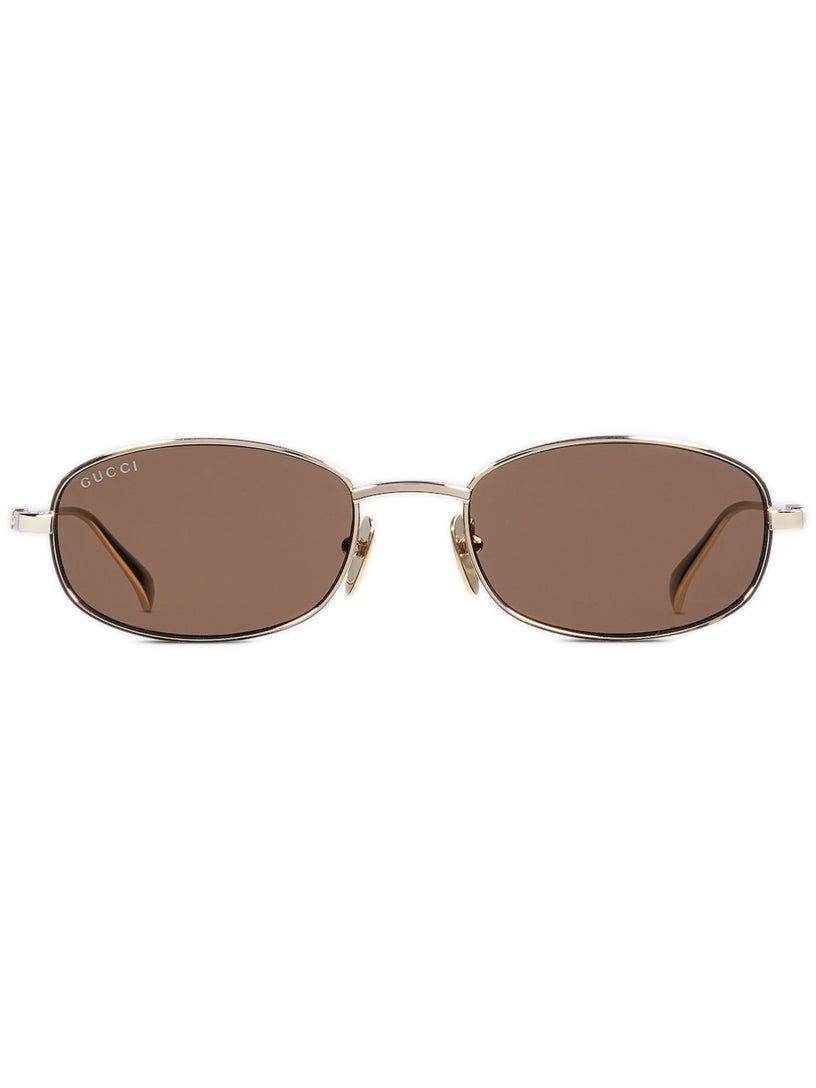 Oval frame sunglasses