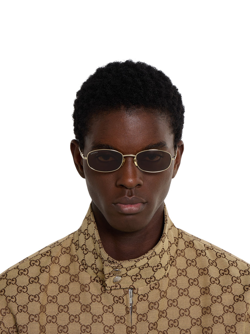 Oval frame sunglasses