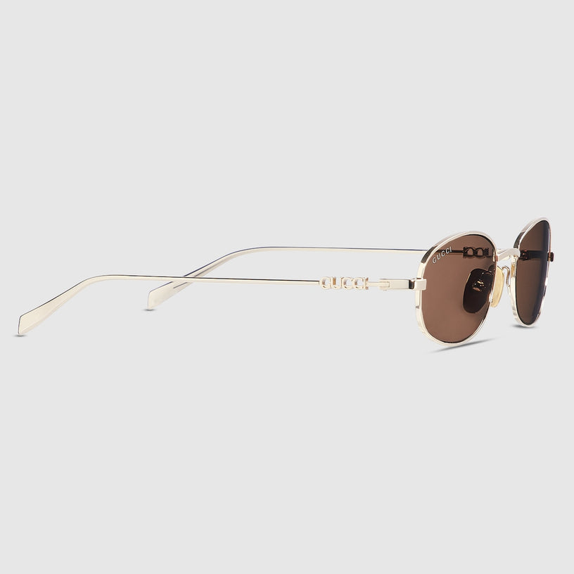Oval frame sunglasses