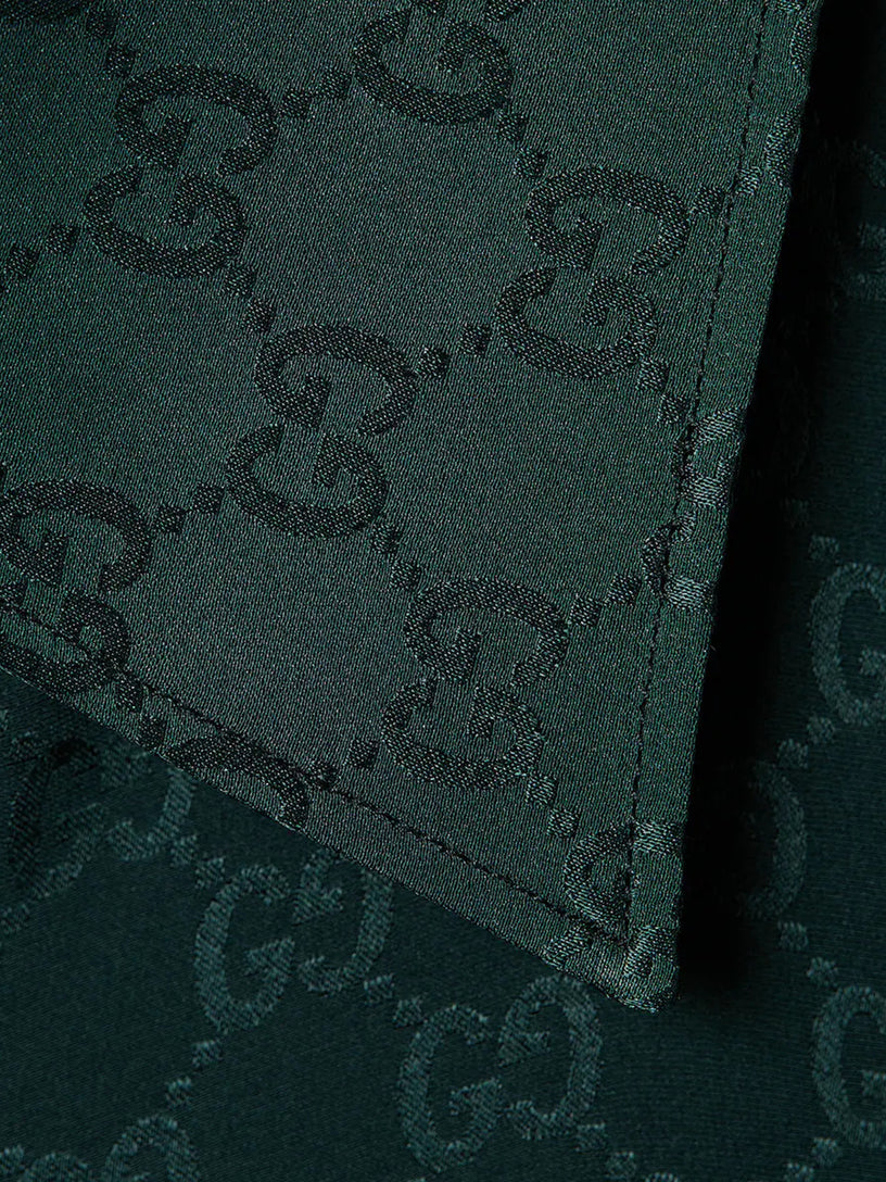 GG jacquard silk shirt