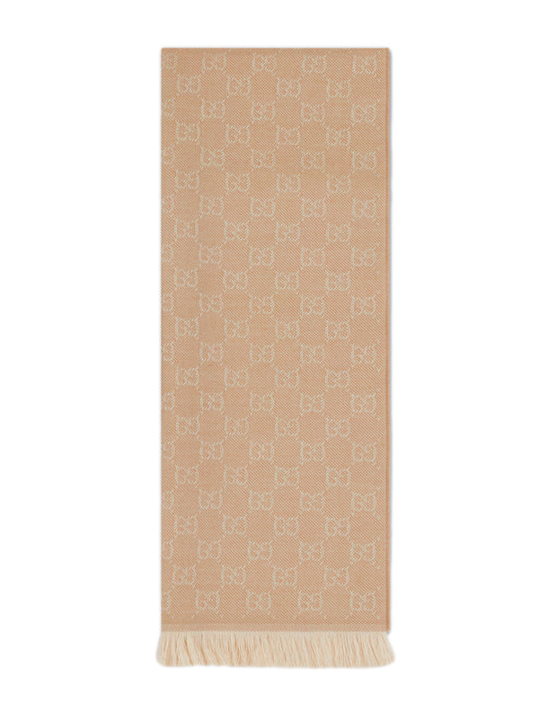 GG wool scarf