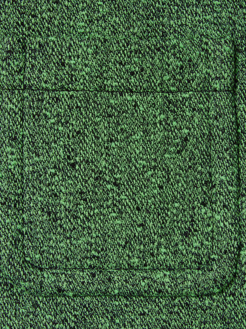 Cotton wool mouliné dress