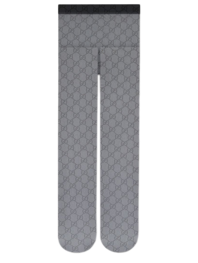 Printed stretch nylon tights